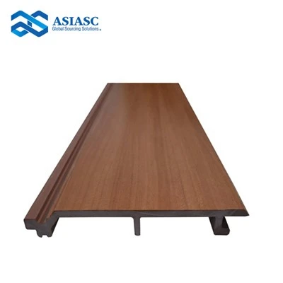 Lightweight Thin PVC Wall Panel – Waterproof Decorative Wall Cladding With Wood Grain Finish For Exterior Use
