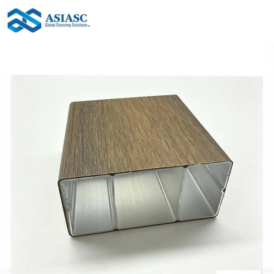 WPC Aluminum Square Composite Tube Facade Cladding